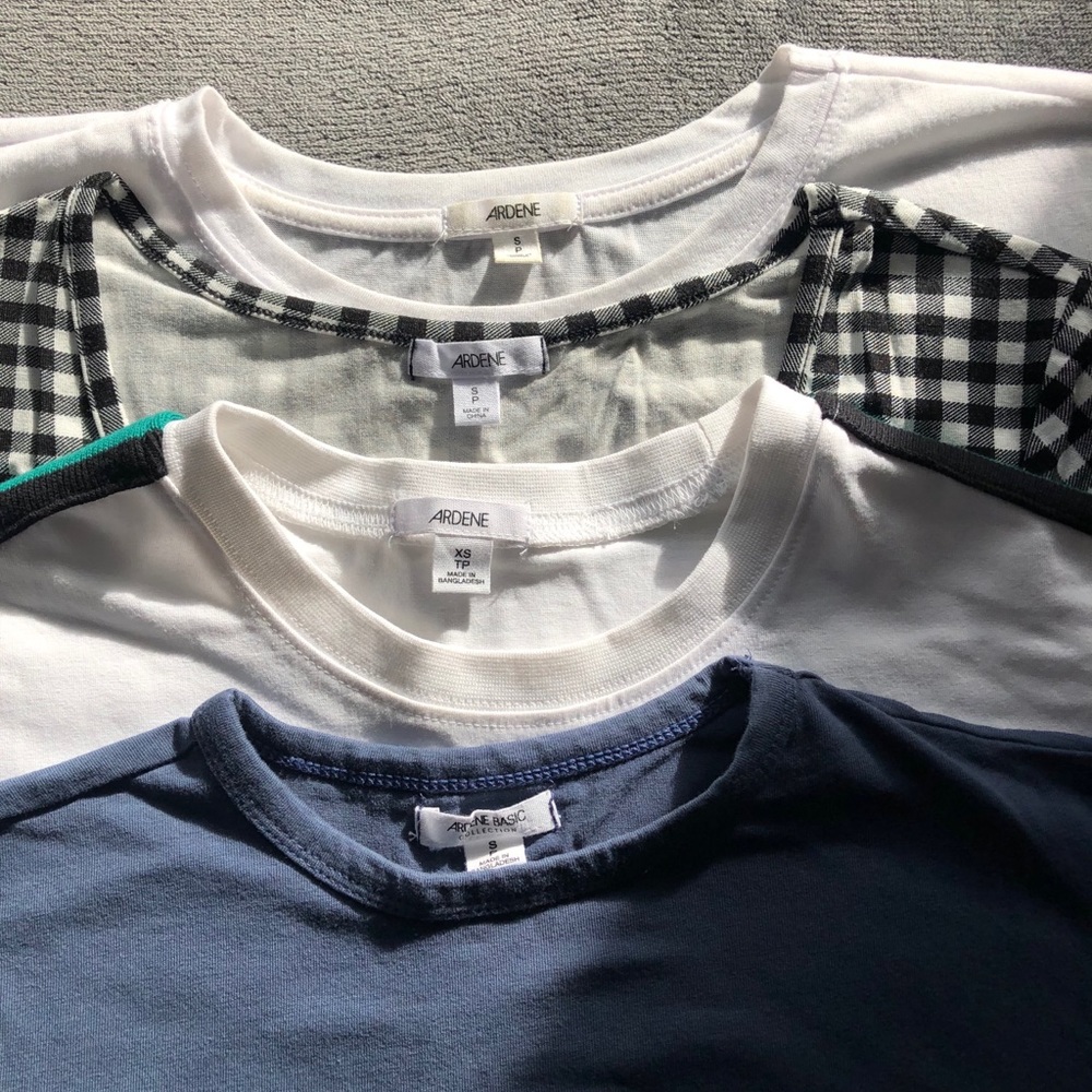 4 Ardene t-shirts